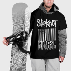 Накидка на куртку 3D с принтом Slipknot People в Новосибирске, 100% полиэстер |  | alternative | iowa | metal | nu | slipknot | slipnot | taylor | метал | слипкнот | слипнот