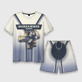 Мужской костюм с шортами 3D с принтом Warhammer 40000: Tau Empire в Белгороде,  |  | 40000 | game | rts | tau | warhammer | warhammer40000 | вархаммер | игры | тау