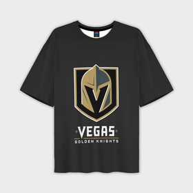 Мужская футболка oversize 3D с принтом Vegas Golden Knights в Курске,  |  | Тематика изображения на принте: 
