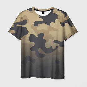 Мужская футболка 3D с принтом Camouflage - Series 1 в Тюмени, 100% полиэфир | прямой крой, круглый вырез горловины, длина до линии бедер | 0x000000123 | camo | камуфляж | лето | спорт