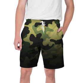 Мужские шорты 3D с принтом Camouflage - Series 3 (Shorts,Pants) в Тюмени,  полиэстер 100% | прямой крой, два кармана без застежек по бокам. Мягкая трикотажная резинка на поясе, внутри которой широкие завязки. Длина чуть выше колен | 0x000000123 | camo | green | зелёный | камуфляж | спорт