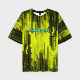 Мужская футболка oversize 3D с принтом Cyberpunk 2077 желтый город ,  |  | 2019 | cd project red | cyberpunk 2077 | future | hack | night city | samurai | sci fi | андроиды | безумие | будущее | город ночи | киберпанк 2077 | логотип | роботы | самураи | фантастика | цифры