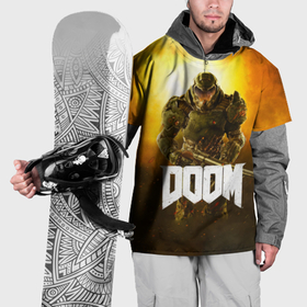 Накидка на куртку 3D с принтом Doom 2016 в Санкт-Петербурге, 100% полиэстер |  | 