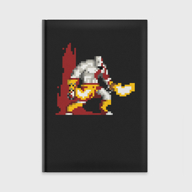 Ежедневник с принтом God of War   8 bit pixel Kratos в Новосибирске,  |  | 