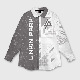 Мужская рубашка oversize 3D с принтом Linkin Park в Санкт-Петербурге,  |  | американская | группа | линкин | метал | ню | парк | рок | рэп | электроник
