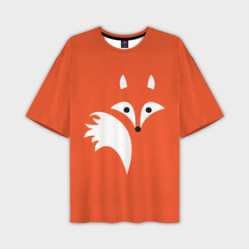 Мужская футболка oversize 3D с принтом Лисичка в Санкт-Петербурге,  |  | cute | fox | foxes | ginger | tail | забавная | лис | лиса | лисица | лисицы | лисичка | лисички | лисы | милая | рыжая | рыжие | смешная | фыр | хвост | хвосты