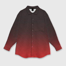 Мужская рубашка oversize 3D с принтом Red carbon в Новосибирске,  |  | Тематика изображения на принте: 3d | carbon | geometry | metal | texture | геометрия | градиент | карбон | металл | паттерн | текстура