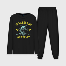 Мужская пижама с лонгсливом хлопок с принтом Fallout в Белгороде,  |  | fallout | shelter | vault | wasteland | wasteland academy | игры | компьютерные игры | фолаут | фоллаут