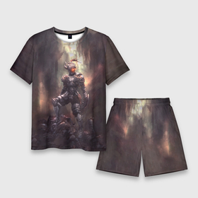 Мужской костюм с шортами 3D с принтом Goblin Slayer darkness knight в Белгороде,  |  | dark | fantasy | goblin | manga | onna | priest | priestess | shinkan | slayer | аниме | гоблинов | жрица | манга | онна | ранобэ | синкан | сэйнэн | тёмное | фэнтези