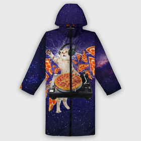 Мужской дождевик 3D с принтом Пицца   Кот в Екатеринбурге,  |  | cat | galaxy | lightning | pizza | грозовой кошак | диджей | космос | кот | котики | котэ | кошак | метеориты | молния | пицца | прикол | приколы с котами | прикольная