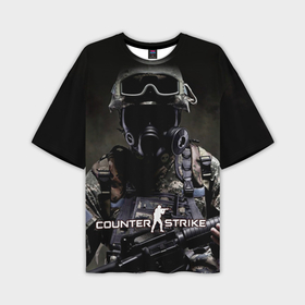 Мужская футболка oversize 3D с принтом Counter Strike в Курске,  |  | counter strike | cs go | global offensive | игра | игры | компьютерные | контер страйк