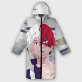 Дождевик унисекс 3D с принтом Face superhero в Ханты-Майнсийске,  |  | boku no hero academia | futari no hero | my hero academia | superhero | two heroes | аниме | всемогущий | идзуку | изуку | кацуки | манга | моя геройская академия | отяко | супергерои | тэнъя