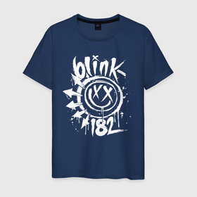 Светящаяся мужская футболка с принтом Blink 182 в Курске,  |  | punk | группы | кролик | музыка | панк