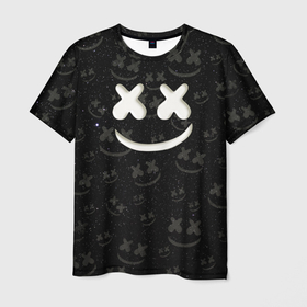 Мужская футболка 3D с принтом Marshmello Cosmos в Екатеринбурге, 100% полиэфир | прямой крой, круглый вырез горловины, длина до линии бедер | marshmello | диджей | звезды | клуб | клубная музыка | космос | маршмеллоу | маршмэлло | маршмэллоу | музыка | небо | ночь | электронная
