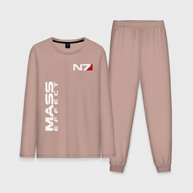 Мужская пижама с лонгсливом хлопок с принтом Mass Effect N7 Масс эффект Н7 ,  |  | Тематика изображения на принте: logo | n7 | броня | костюм | лого | масс эффект | н7 | стальная броня | шепард