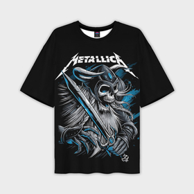 Мужская футболка oversize 3D с принтом Metallica в Тюмени,  |  | heavy metal | metal | metallica | группы | метал | металлика | музыка | рок | трэш метал | хєви метал
