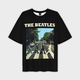 Мужская футболка oversize 3D с принтом The Beatles в Санкт-Петербурге,  |  | beatles | the beatles | битлз | битлс | битлы | группы | джон леннон | джордж харрисон | легенды | музыка | пол маккартни | ринго старр | рок