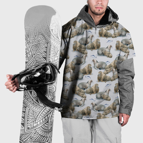 Накидка на куртку 3D с принтом Моржи в Кировске, 100% полиэстер |  | Тематика изображения на принте: animals | big | f | fangs | fish | fishing | ice | lie | northern | snow | style | walruses | wild | youth | большие | графика | дикие | животные | иллюстрация | картинка | клыки | лёд | лежат | мода | молодежная | моржи | рисунок | рыба | рыбалка