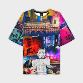 Мужская футболка oversize 3D с принтом Runaway в Кировске,  |  | Тематика изображения на принте: hip hop | lil peep | lilpeep | lilpip | rap | rep | runaway | лил пип | лилпип | реп | рэп | тату | татуировки лилпипа | хип хоп | эмо рэп