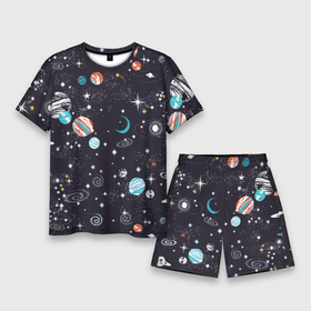 Мужской костюм с шортами 3D с принтом Космос в Белгороде,  |  | comets | infinity | planets | sky | sp | space | stars | universe | бесконечность | вселенная | галактики | графика | звезды | иллюстрация | картинка | кометы | космос | мода | небо | ночь | планеты | рисунок | созвездия | солнце