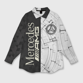 Мужская рубашка oversize 3D с принтом Mercedes ,  |  | amg | mercedes | авто | автомобиль | иномарка | логотип | машина | мерседес | текстура