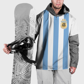 Накидка на куртку 3D с принтом Сборная Аргентины в Санкт-Петербурге, 100% полиэстер |  | argentina | аргентина | аргентинская сборная | сборная | сборная аргентины | сборная аргентины по футболу | сборные | форма | футбол | футбольные сборные | чемпионат | чемпионат мира