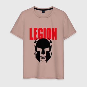 Мужская футболка хлопок с принтом Legion в Петрозаводске, 100% хлопок | прямой крой, круглый вырез горловины, длина до линии бедер, слегка спущенное плечо. | black | cool | creative | design | fashion | hype | legion | philosophy | rom | skeleton | skull | supreme | vanguard | авангард | дизайн | креатив | круто | легион | мода | рим | скелет | философия | хайп | череп | черный