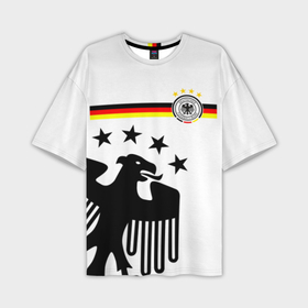 Мужская футболка oversize 3D с принтом Сборная Германии ,  |  | deutsche | deutschland | die mannschaft | germany | германия | немецкая сборная | сборная | сборная гемании по футболу | сборная германии | форма | футбол