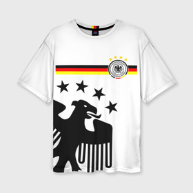 Женская футболка oversize 3D с принтом Сборная Германии в Белгороде,  |  | deutsche | deutschland | die mannschaft | germany | германия | немецкая сборная | сборная | сборная гемании по футболу | сборная германии | форма | футбол