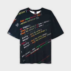 Мужская футболка oversize 3D с принтом Программист в Тюмени,  |  | Тематика изображения на принте: anonymus | cod | hack | hacker | it | program | texture | айти | аноним | анонимус | взлом | код | кодинг | программа | программист | текстура | хак | хакер