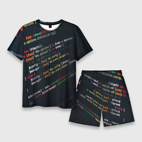 Мужской костюм с шортами 3D с принтом Программист ,  |  | anonymus | cod | hack | hacker | it | program | texture | айти | аноним | анонимус | взлом | код | кодинг | программа | программист | текстура | хак | хакер
