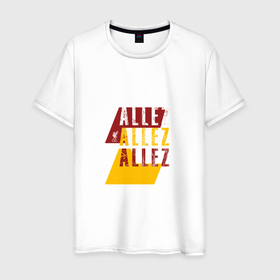 Мужская футболка хлопок с принтом Liverpool   ALLEZ 2022 в Курске, 100% хлопок | прямой крой, круглый вырез горловины, длина до линии бедер, слегка спущенное плечо. | 0x000000123 | liverpool | ливерпуль