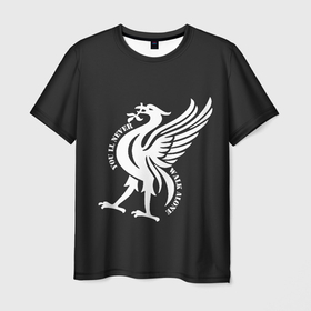 Мужская футболка 3D с принтом Liverpool - Y.N.W.A в Петрозаводске, 100% полиэфир | прямой крой, круглый вырез горловины, длина до линии бедер | 0x000000123 | fclc | liverpool | ливерпуль | салах | фабиньо