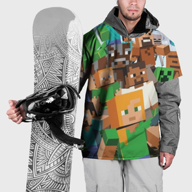 Накидка на куртку 3D с принтом Minecraft , 100% полиэстер |  | Тематика изображения на принте: blade | blocks | creeper | cubes | game | ken | mine craft | minecraft | mobs | sword | игры | крипер | майн крафт | майнкрафт | моб