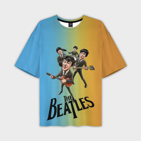 Мужская футболка oversize 3D с принтом The Beatles   world legend в Курске,  |  | george harrison | john lennon | paul mccartney | psychedelic rock | ringo starr | the beatles | англия | ансамбль | джон леннон | джордж харрисон | пол маккартни | психоделический рок | ринго старр