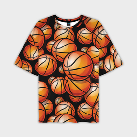 Мужская футболка oversize 3D с принтом Баскетбольные яркие мячи в Новосибирске,  |  | activity | ball | basketball | black | brightness | brown | circle | color | game | illustration | orange | sport | victory | yellow | активность | апельсиновый | баскетбол | желтый | игра | иллюстрация | коричневый | круг | мяч | оранжевый | победа | спо