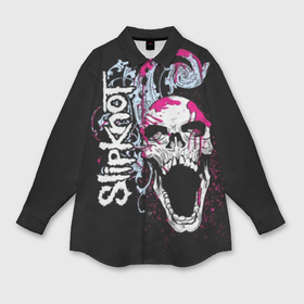Мужская рубашка oversize 3D с принтом Slipknot в Санкт-Петербурге,  |  | band | corey taylor | jim root | metal | mick thomson | music | official | альтернативный | глэм | готик | гранж | метал | музыка | пост | рок | хард