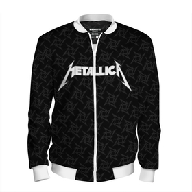 Мужской бомбер 3D с принтом Metallica в Белгороде, 100% полиэстер | застегивается на молнию, по бокам два кармана без застежек, по низу бомбера и на воротнике - эластичная резинка | matters metallica | music | nothing else | rock | trash metal | группа | металлика | музыка | музыканты | рок | трэш металл