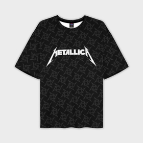 Мужская футболка oversize 3D с принтом Metallica в Новосибирске,  |  | matters metallica | music | nothing else | rock | trash metal | группа | металлика | музыка | музыканты | рок | трэш металл