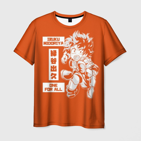 Мужская футболка 3D с принтом My Hero Academia в Тюмени, 100% полиэфир | прямой крой, круглый вырез горловины, длина до линии бедер | all might | anime | bakugo | bnha | boku | deku | izuku midoriya | meme | mha | midoriya | one for all | todoroki | tokyo | аниме | иероглиф | манга | стиль | тодороки | япония