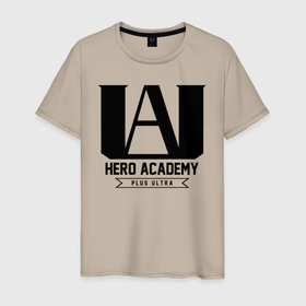 Мужская футболка хлопок с принтом MHA (НА СПИНЕ) в Санкт-Петербурге, 100% хлопок | прямой крой, круглый вырез горловины, длина до линии бедер, слегка спущенное плечо. | all might | anime | bakugou | boku no hero academia | heroes | katsuki | manga | my hero academia | plus ultra | аниме | всемогущий | герои | манга | моя геройская академия | плюс ультра