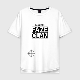 Мужская футболка хлопок Oversize с принтом cs:go - Faze Clan (Shooter) в Петрозаводске, 100% хлопок | свободный крой, круглый ворот, “спинка” длиннее передней части | csgo | faze clan | shooter | ксго | стрелок | фейз | шутер