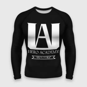 Мужской рашгард 3D с принтом UA HERO ACADEMY logo ,  |  | anime | my hero academy | аниме | моя геройская академия