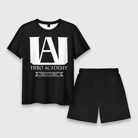 Мужской костюм с шортами 3D с принтом UA HERO ACADEMY logo в Санкт-Петербурге,  |  | anime | my hero academy | аниме | моя геройская академия