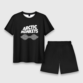 Мужской костюм с шортами 3D с принтом Arctic Monkeys ,  |  | Тематика изображения на принте: arctic monkeys | арктик манкис | арктические мартышки