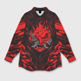 Мужская рубашка oversize 3D с принтом Cyberpunk 2077 Киану Ривз ,  |  | cd project red | cyberpunk 2077 | keanu reeves | samurai | киану ривз | киберпанк 2077 | самураи
