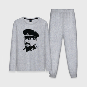 Мужская пижама с лонгсливом хлопок с принтом Сталин в Белгороде,  |  | stalin | ussr | иосиф сталин | коммунизм | комунизм | ссср | сталин