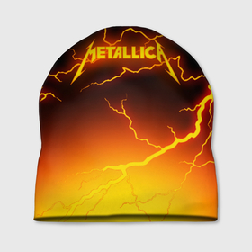 Шапка 3D с принтом Metallica , 100% полиэстер | универсальный размер, печать по всей поверхности изделия | metallica | металлика
