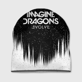 Шапка 3D с принтом IMAGINE DRAGONS , 100% полиэстер | универсальный размер, печать по всей поверхности изделия | Тематика изображения на принте: evolve | id | imagine dragons | драконы | ид