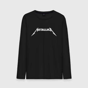 Мужской лонгслив хлопок с принтом Metallica , 100% хлопок |  | metallica | metallica logo | rock | метал группа | металл | металлика логотип | музыка | рок | трэш метал | хеви метал